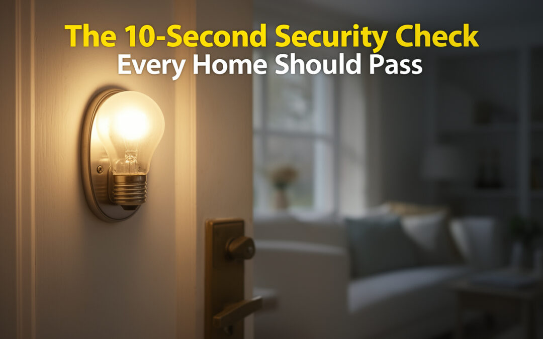💡 The 10-Second Security Check Every Home Should Pass